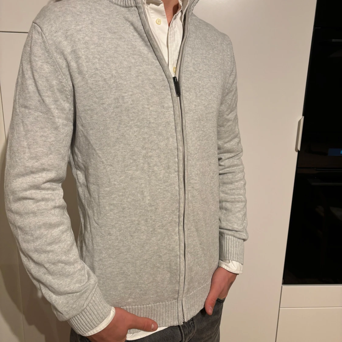 Grå kofta från C&A M - 90