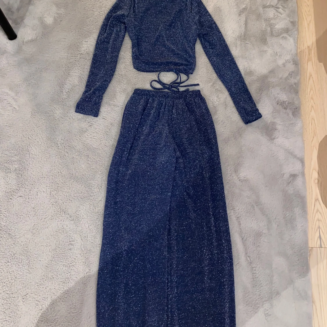 Blå glittrigt set - 92