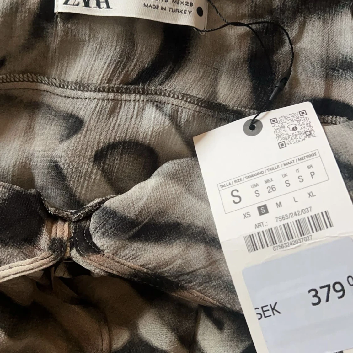 Zebramönstrad topp från Zara - 91