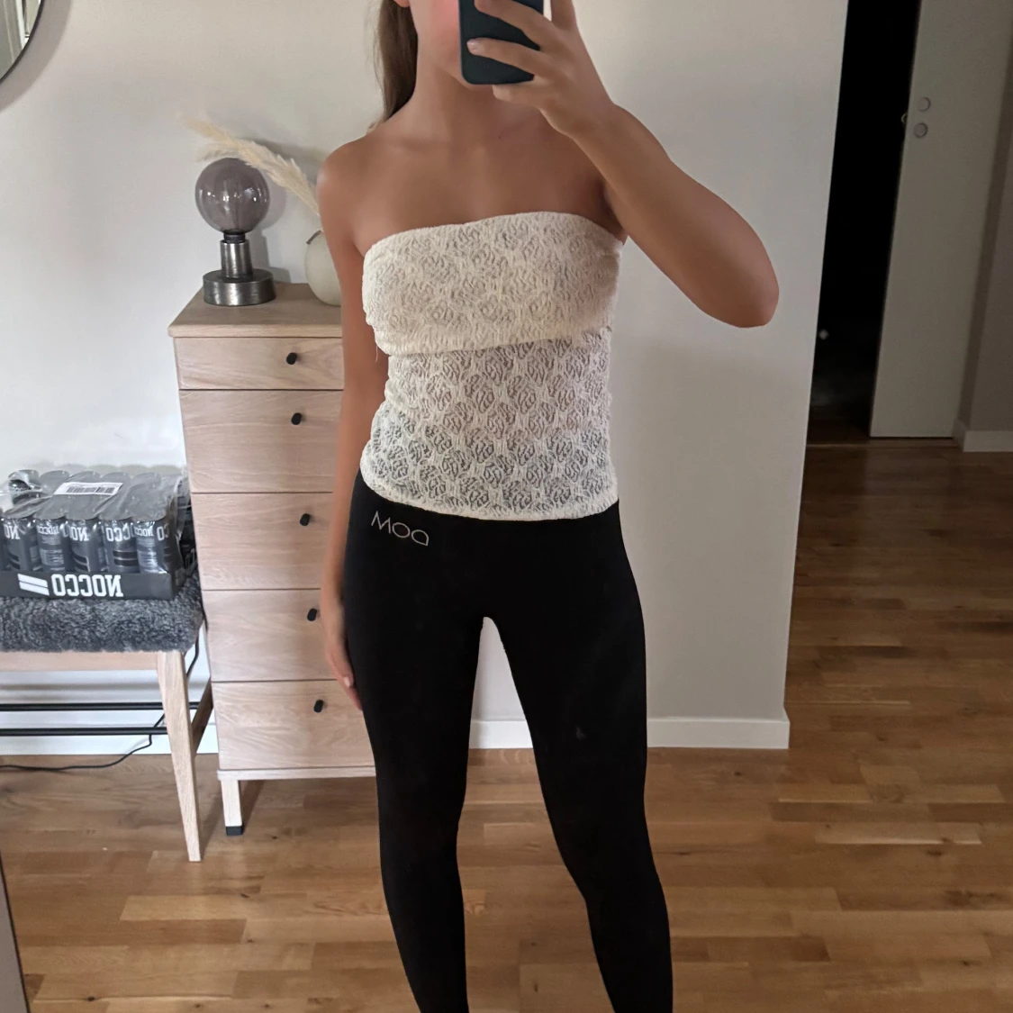 Vit spets tubtopp - 91