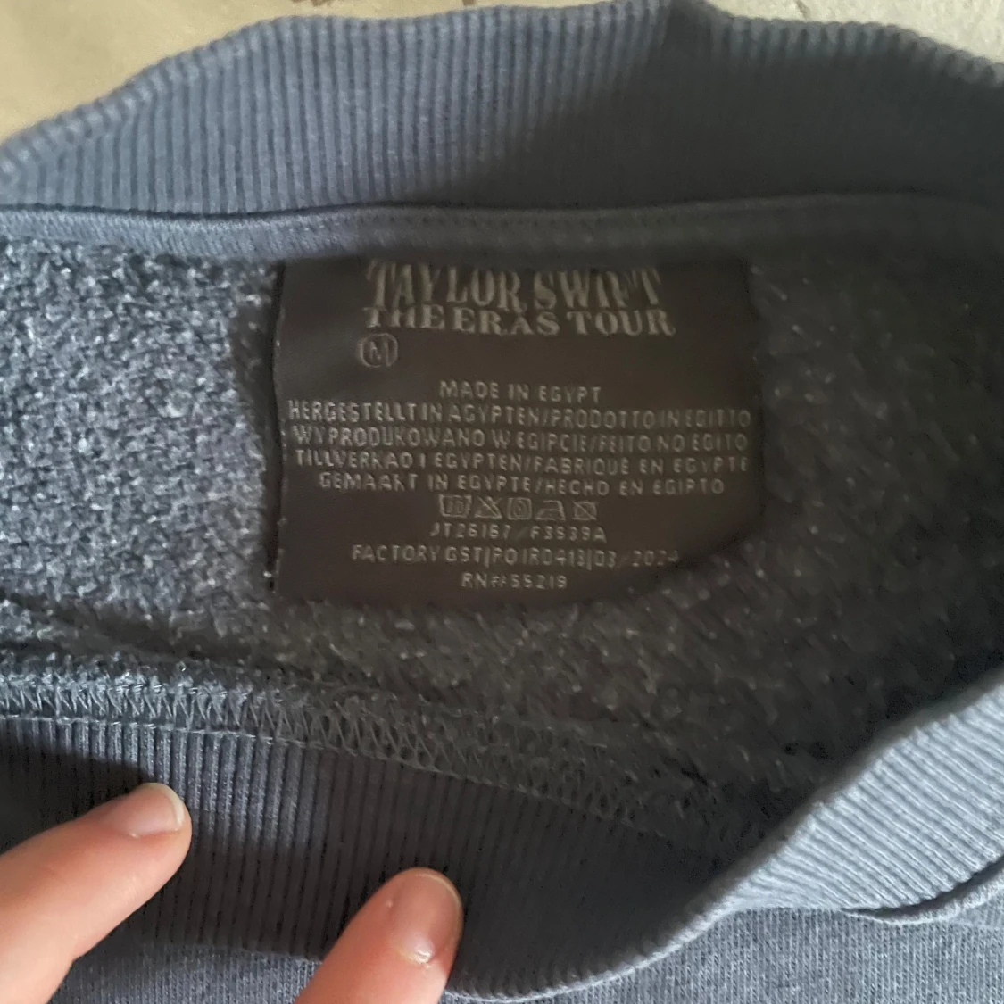 Mörkblå Taylor Swift The Eras Tour tröja - 91