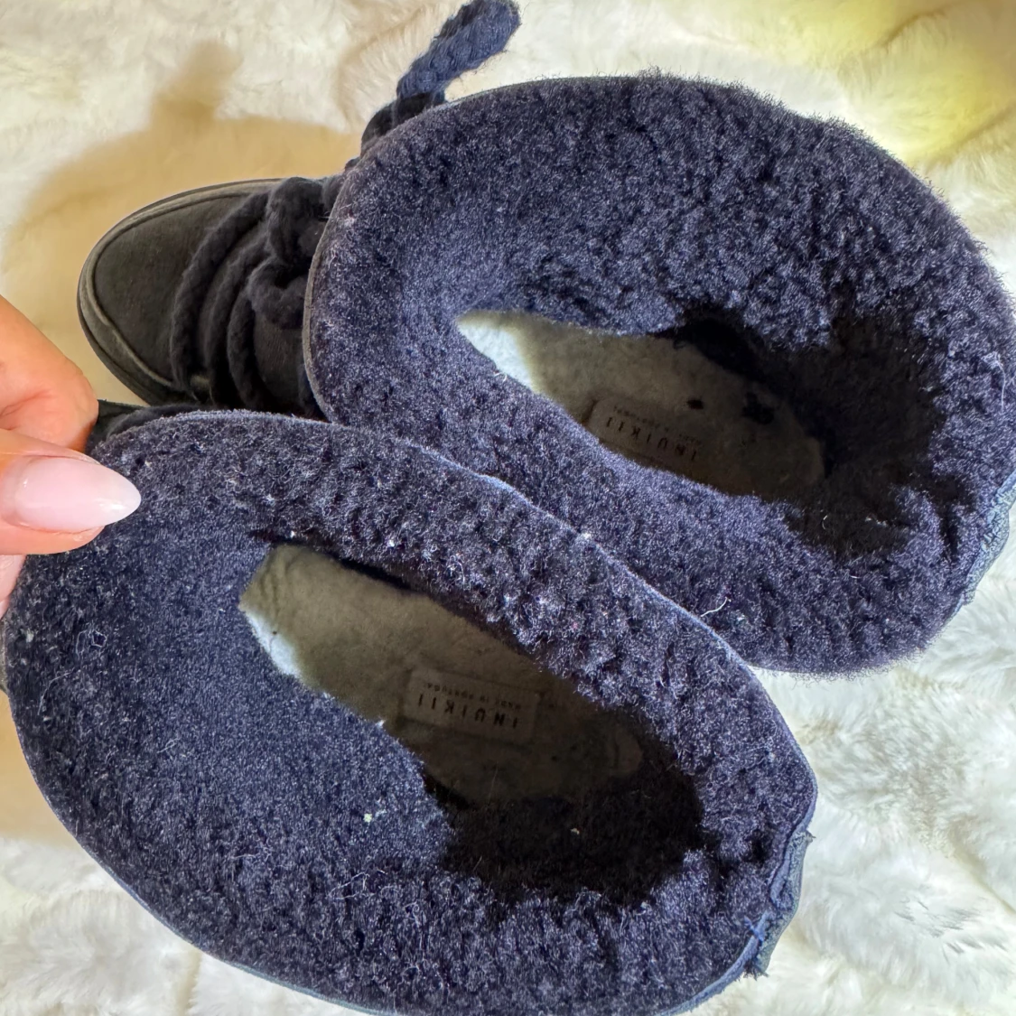 Marinblå boots från Inuikii - 91