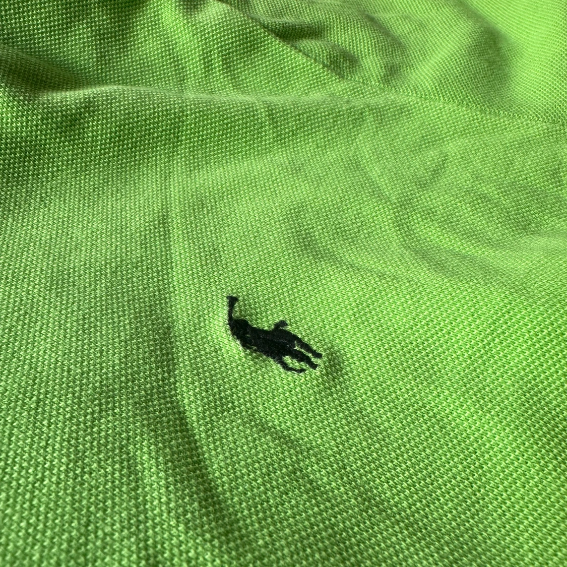 *brat* Grön pikétröja från Ralph Lauren - 91