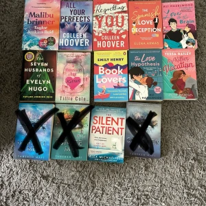 Böcker - Säljer de individuellt, alla är bra kvalitet och endast lästa en gång.