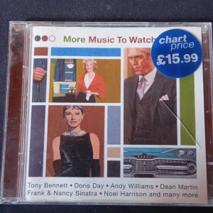 More music to watch  - Dubbel cd Tony Bennett Doris day Sinatra  M.fl.  Bra skick, repor men ingen anmärkning på uppspelning 