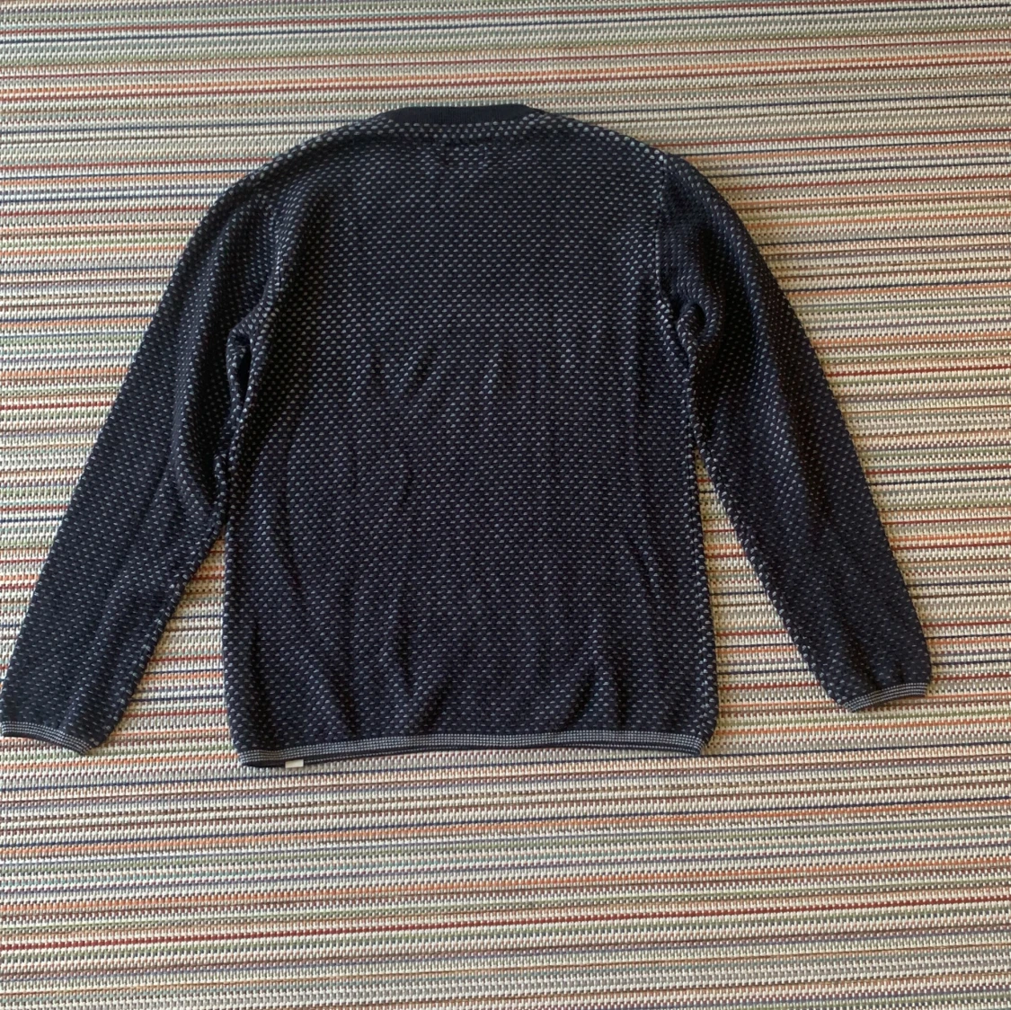 Mörkblå stickad tröja från Shine Original - 90