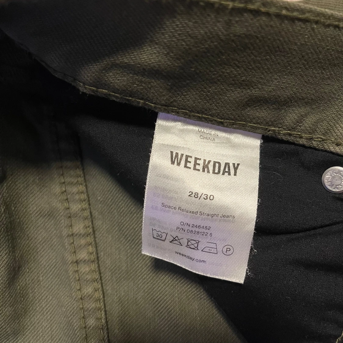 Weekday gröna jeans - 90