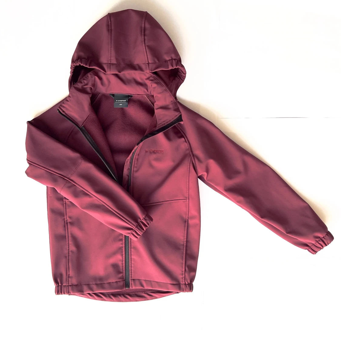 Vinröd vindjacka från Everest till ungdom - 92