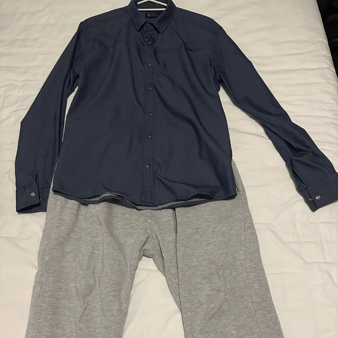 Mörkblå skjorta från 7 Camicie - 90