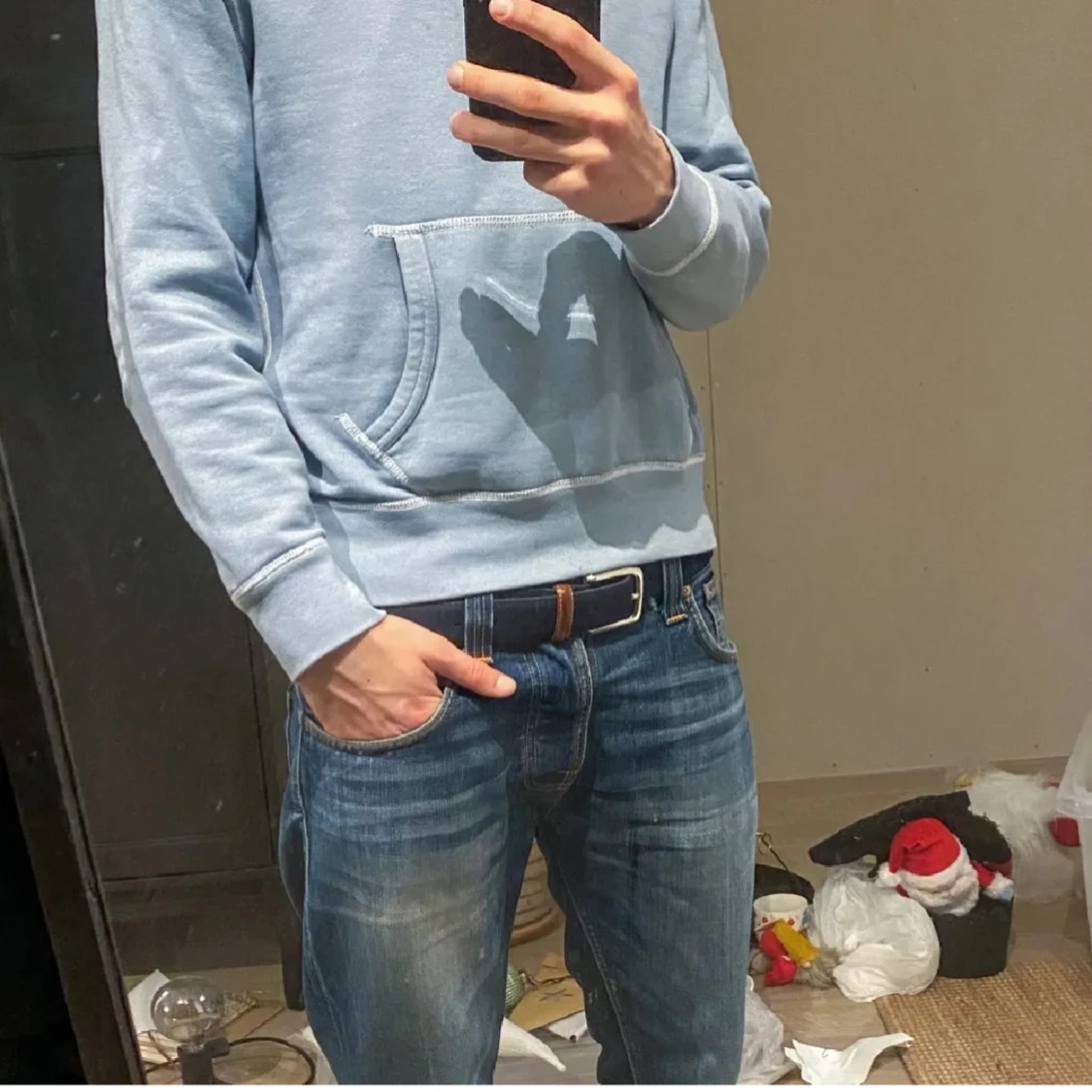 Blå hoodie från Ralph Lauren - 4
