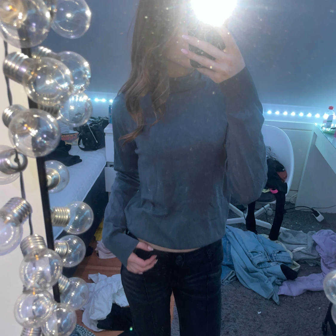 Grå polotröja från H&M - 90