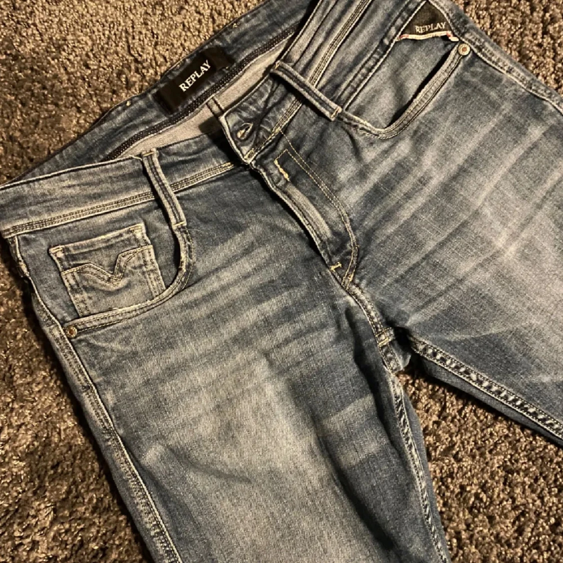 Blå jeans från Replay
