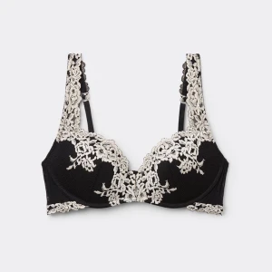 Svart gioia push-up bh - Populära pretty flowers svarta bh-n i storlek 70b💕 bra skick