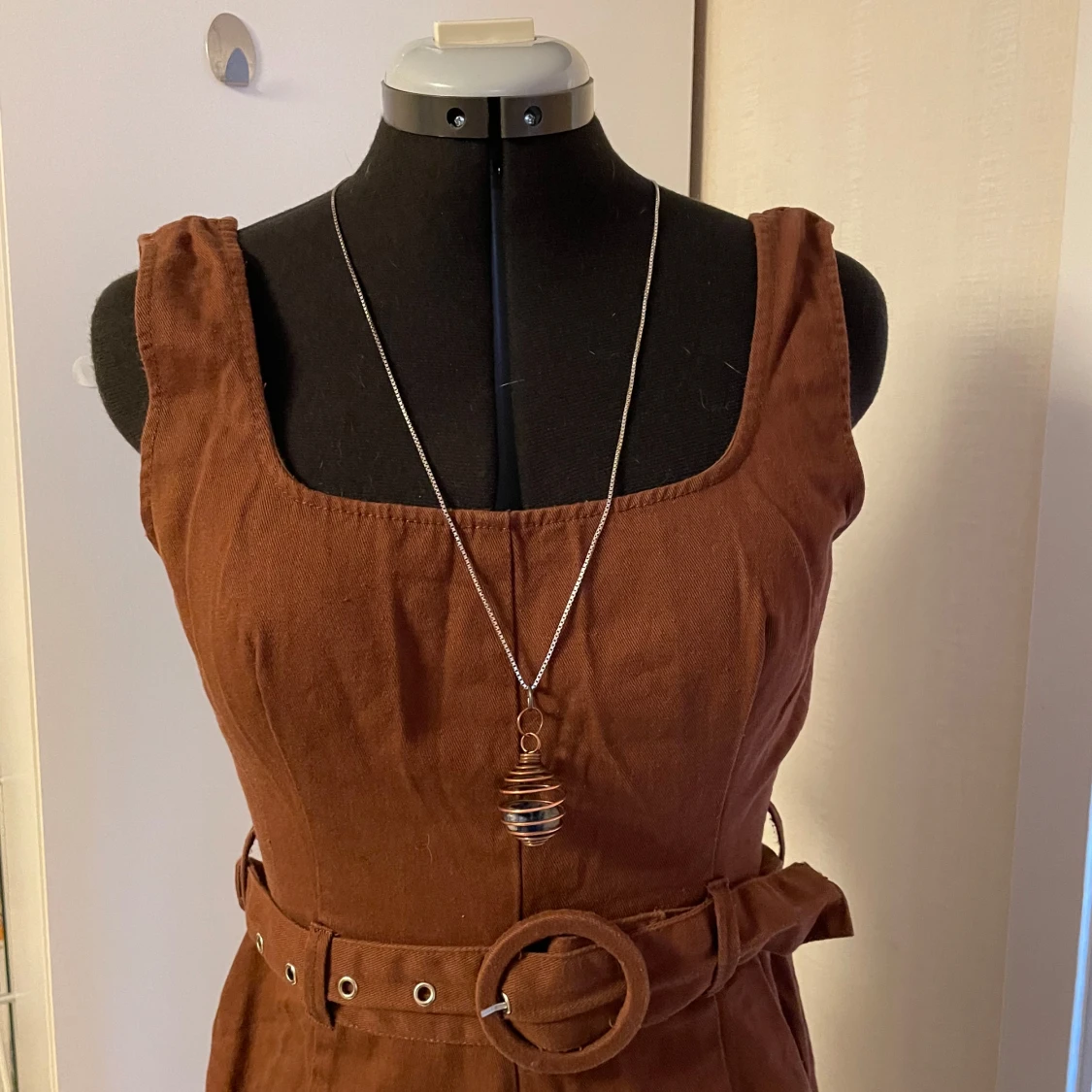 Brun vintage overall