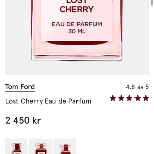 Lost Cherry Eau de Parfum 30 ml - Säljer denna parfym från Tom Ford. Köpt på Åhléns, helt oanvänd och obruten förpackning! Nypris 2450