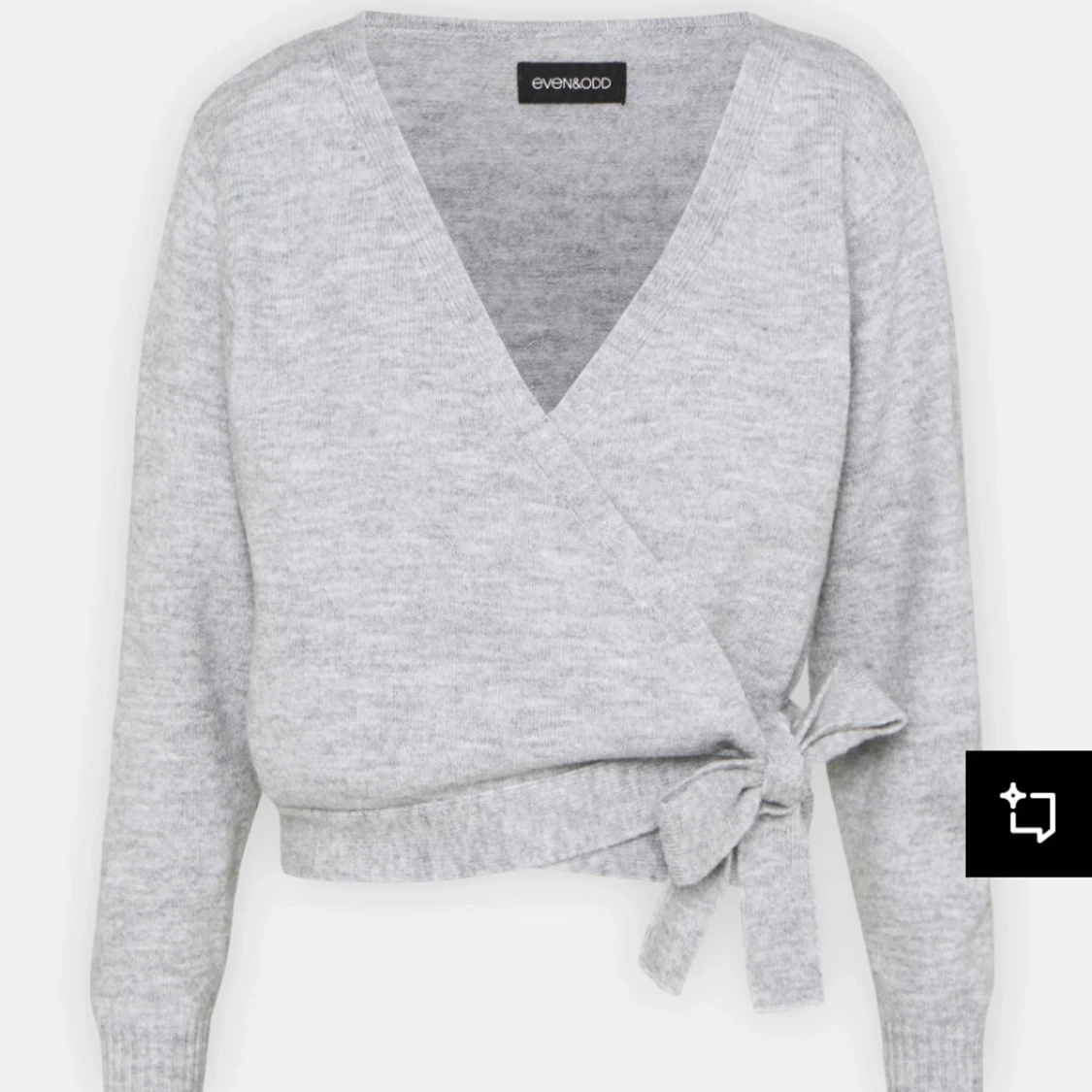 Grå omlottkofta från Even&Odd