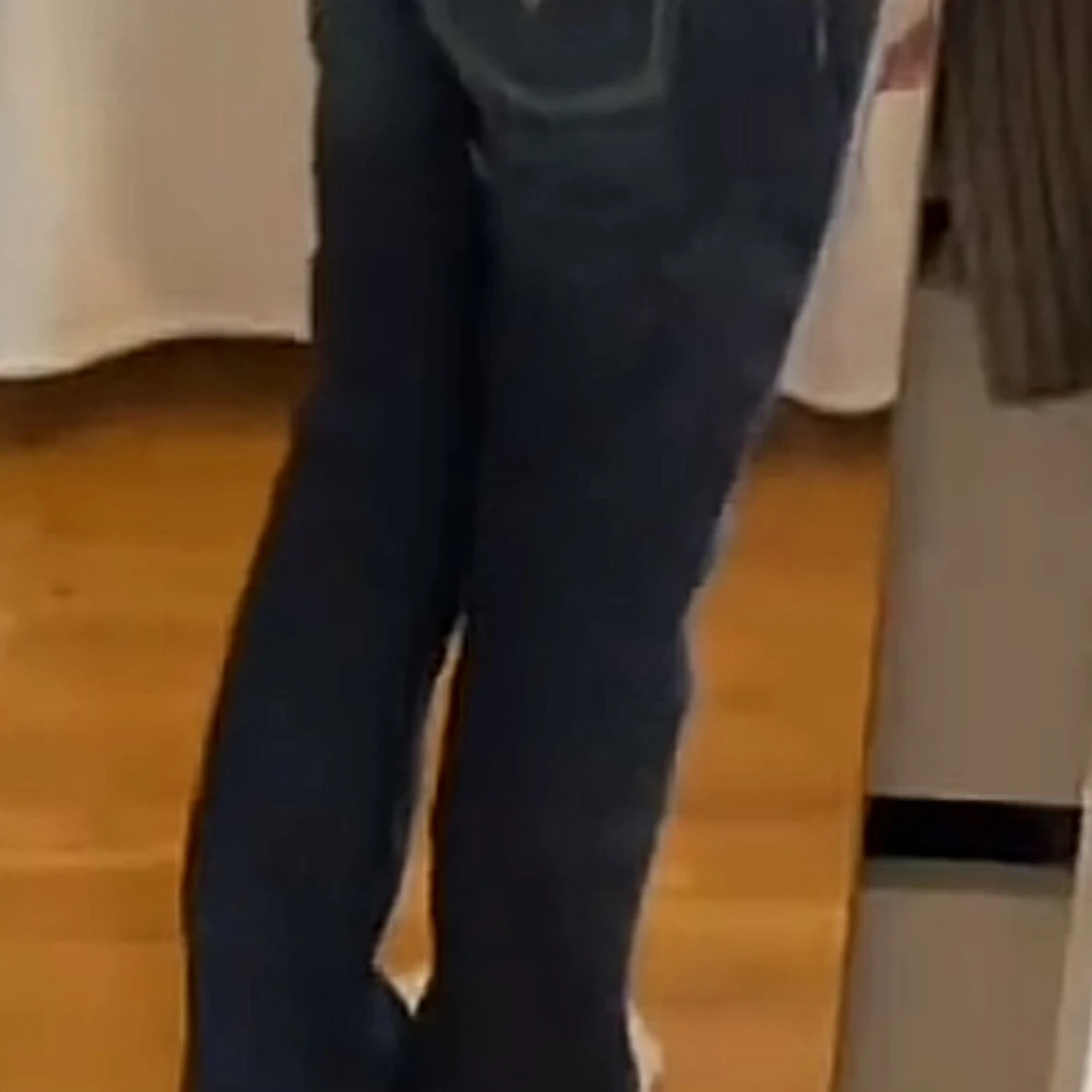 Blå Levis lågmidjade bootcut jeans - 4