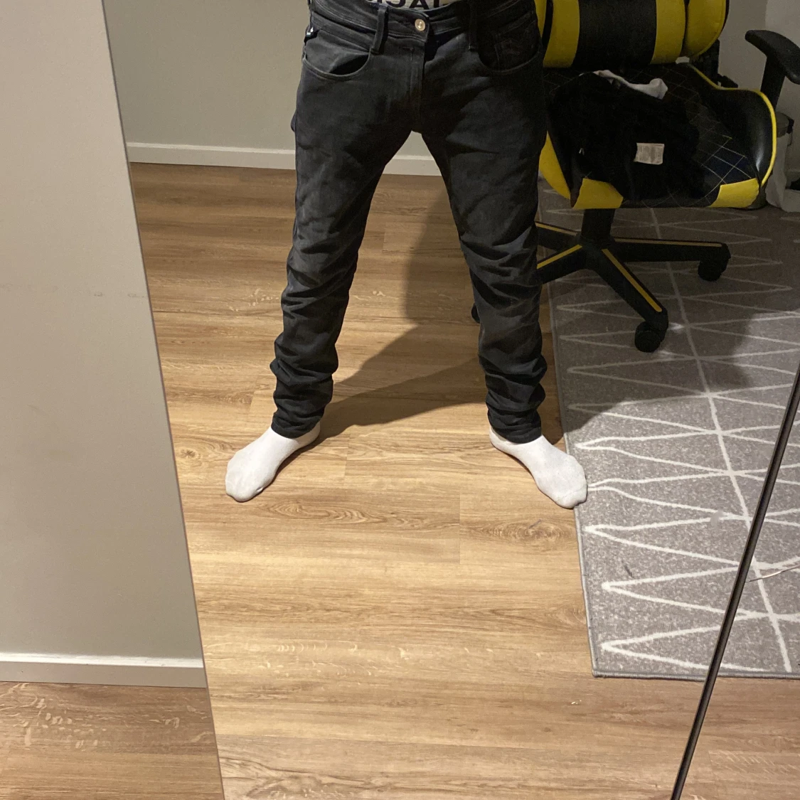 Svarta jeansbyxor från Replay - 4