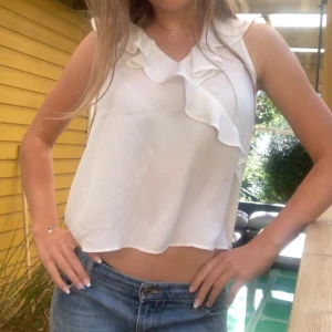 Zara blus topp - Jätte fin blus liknade topp från zara. Jätte fin till finare evenemang och inga tydliga defekter💕 