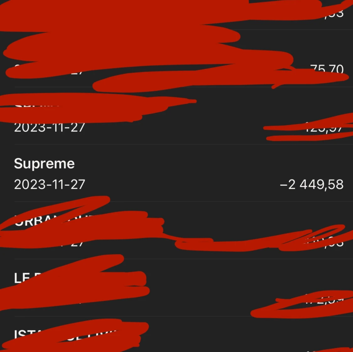 Mörkblå mjukisbyxor från Supreme - 93