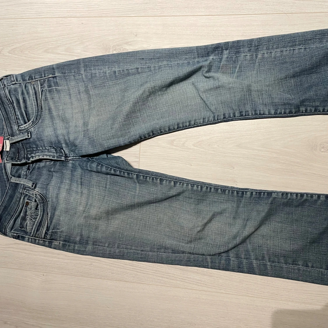 Lågmidjade bootcutjeans - 91