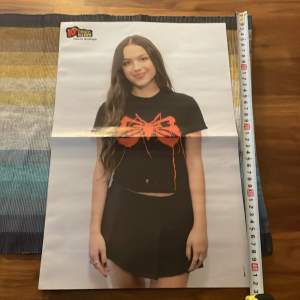 En Olivia Rodrigo affisch från kamratposten. Nyskick 42,5cm lång och 28cm bred 