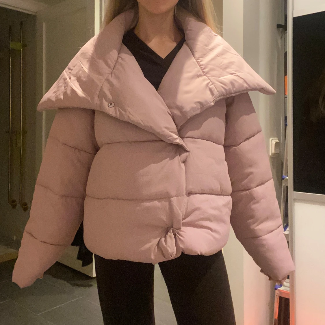 Rosa pufferjacka - 92