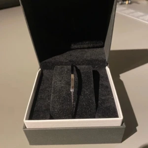 Stilrent armband - Jag fick de här armbandet i present och har aldrig använt de. Armbandet består av ett stålarmband med en snygg silver detalj. Det är ljuster bart, Asken får man självklart med :)  Ställ gärna frågor om ni har några 
