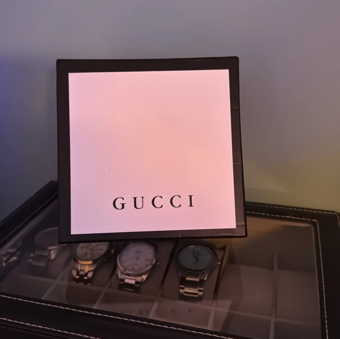 Svart bälte från Gucci