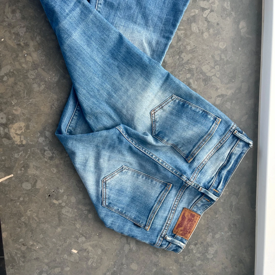 Blå Low Waits bootcut jeans - 2