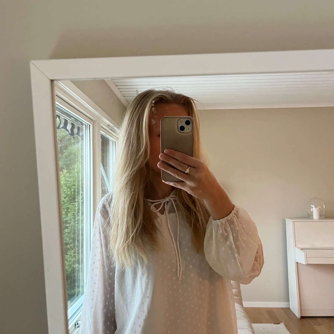 Super gullig vit blus från VILA💕 - 91