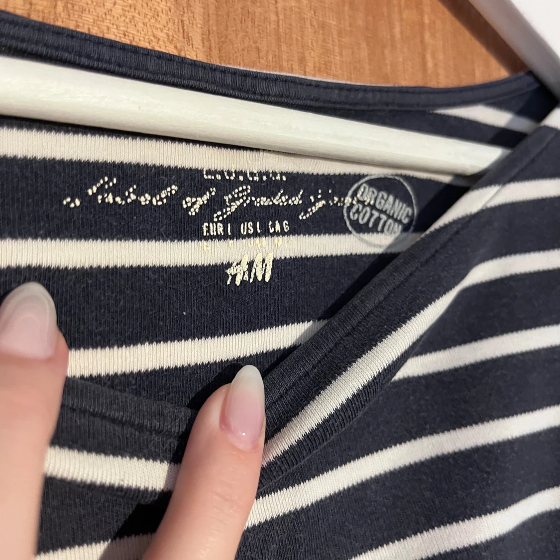 Randig långärmad tröja från H&M - 90