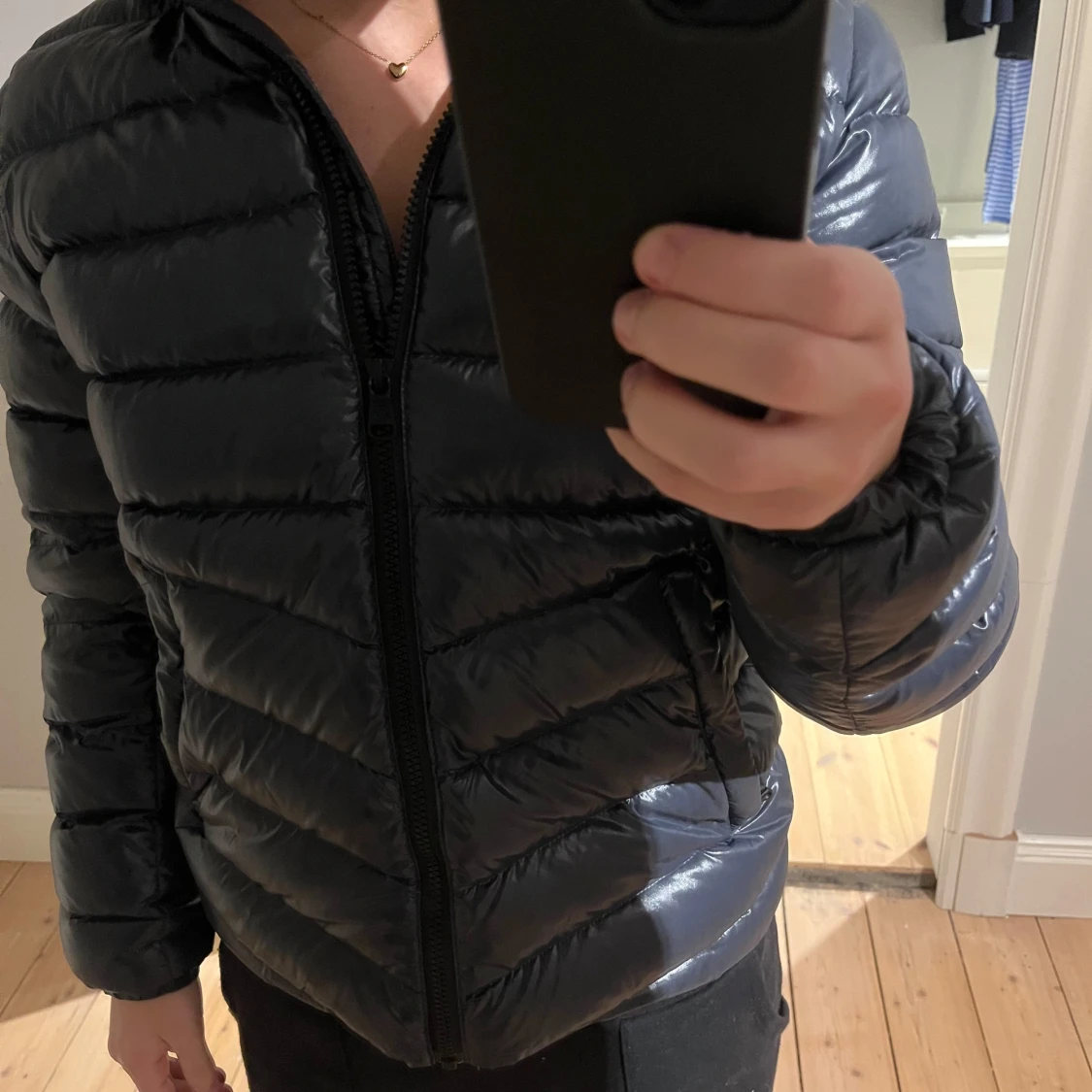 blå dunjacka från Colmar - 91