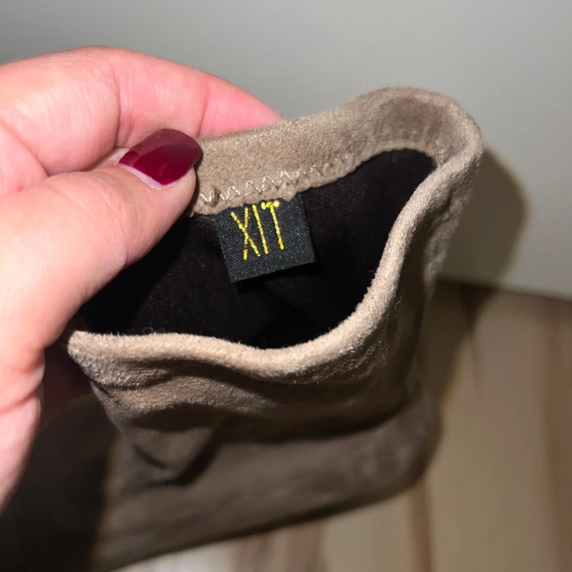 Beige mockastövletter från XIT - 92