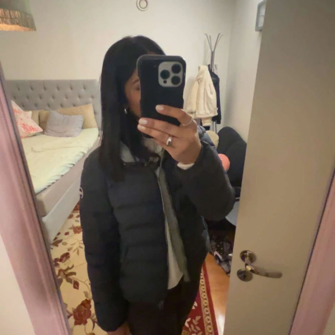 Svart dunjacka från Colmar - 91