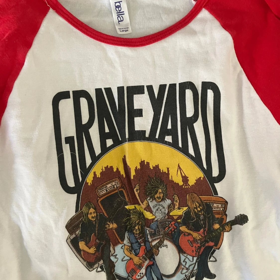 Långärmad band tshirt - 90