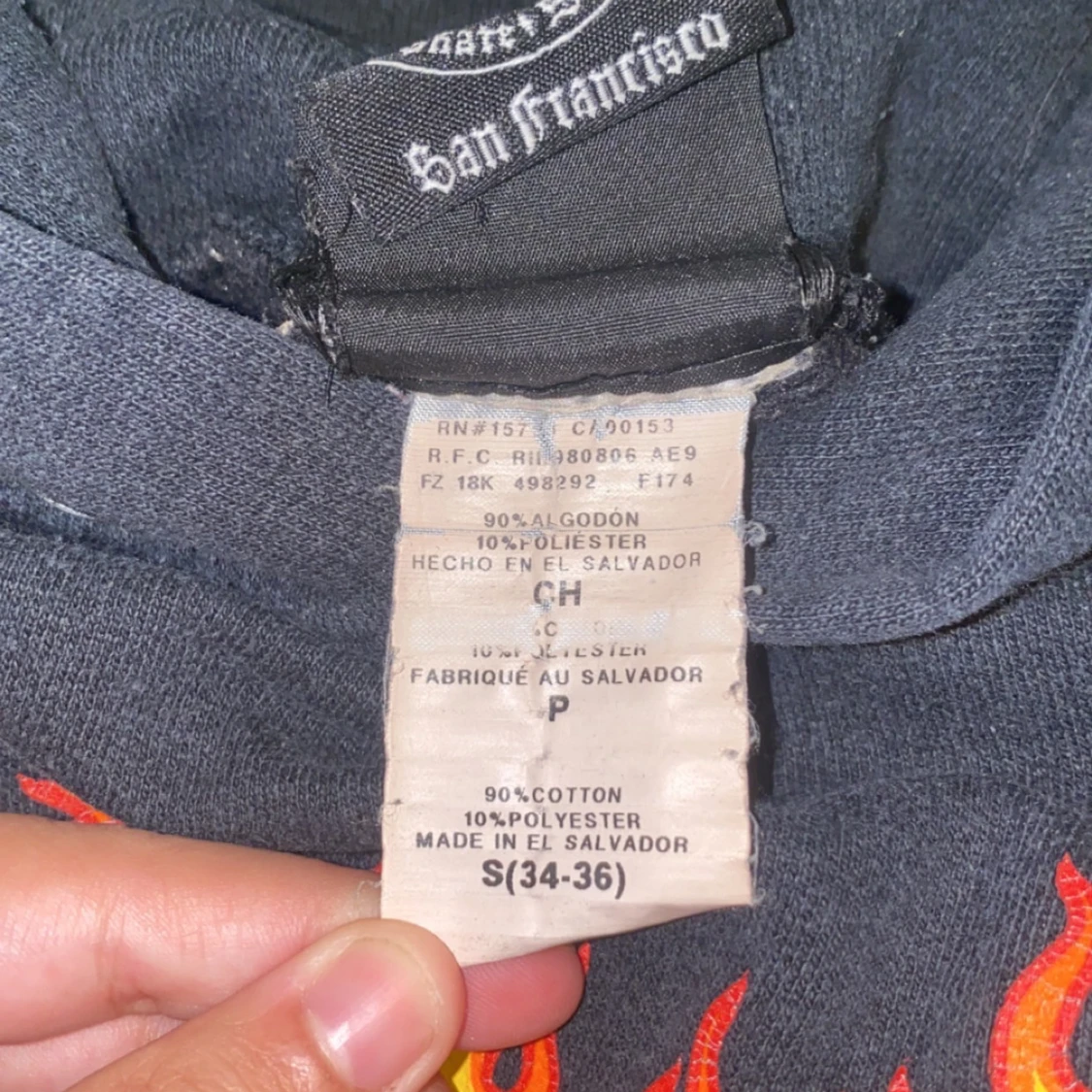 Trasher hoodie i storlek S  - 93