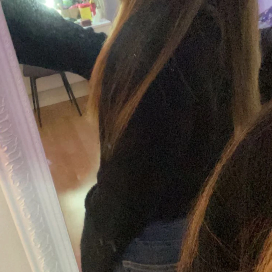 Svart kroppad kofta  - 90