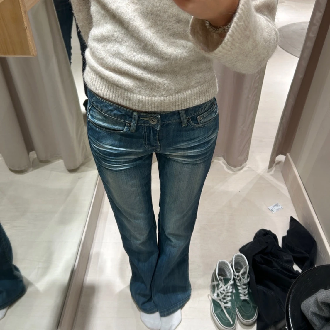 Lågmidjade jeans  - 90