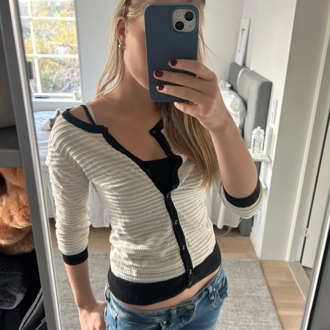 Finstickad tröja  - 90