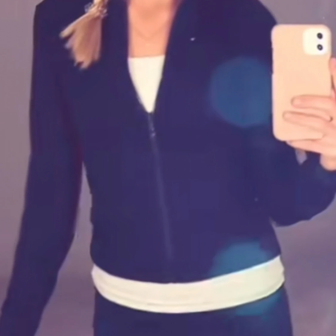 Svart träningskofta 