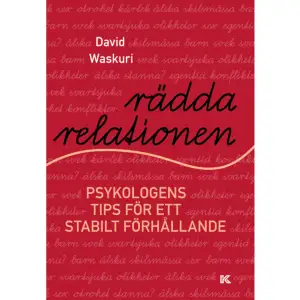 Känner du dig ensam i din relation? Brister det i kommunikationen mellan dig och din partner? Eller är du singel och rädd för att göra om samma gamla misstag nästa gång du går in i en relation? David Waskuri, specialistpsykolog inom psykologisk behandling och psykoterapi, ger dig verktygen för att ta dig an problem som kan uppstå i en relation. Genom fiktiva fall illustrerar han hur du och din partner kan agera i olika situationer och komma fram till en lösning som passar er båda. Några av de teman som tas upp är svartsjuka, sexuella problem, svärföräldrar, bonusfamilj, föräldraskap och ekonomi. Boken är en guide både för dig som är i en relation där det finns problem, och för dig som är i en bra relation men vill förebygga att problem uppstår i framtiden. Här finns även råd för den som har bestämt sig för att ta steget och avsluta relationen – hur går man vidare? Med psykologens verktyg blir du väl rustad för att ta dig an relationsproblemen.  David Waskuri föddes 1981 i Stockholm. Efter psykologstudier i Umeå och socionompraktik i Argentina återvände han till Stockholm. Han är legitimerad specialistpsykolog, psykoterapeut och socionom. David syns flitigt i media och har tidigare gett ut boken Nära gränsen – så använder du psykologens verktyg för att inte bli utmattad.Rädda relationen är en bra och lättillgänglig självhjälpsbok som ger konkreta verktyg för hälsosamma och stabila relationer. Boken vänder sig till alla som är beredda att bryta mönster och jobba på sin relation.BTJ-häftet nr 18, 2022. Lektör Therese Nordholm    Format Danskt band   Omfång 198 sidor   Språk Svenska   Förlag Kunskapshuset Förlag   Utgivningsdatum 2022-09-21   ISBN 9789189547025  