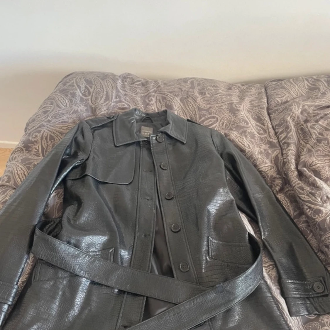 Svart skinnjacka från Primark - 92