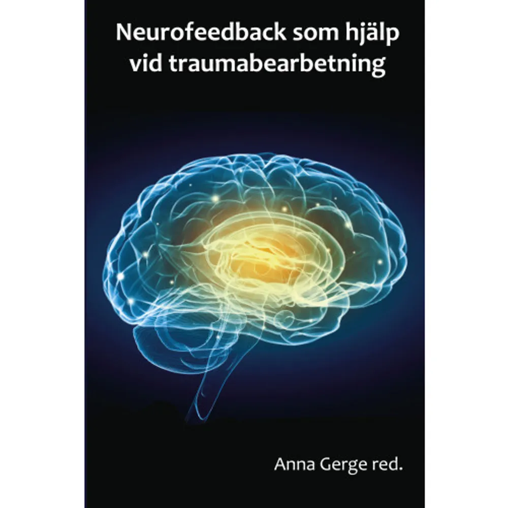 Erfarna psykologer och psykoterapeuter berättar om hur behandling med neurofeedback bidrar till ökad psykisk hälsa och bättre självreglering hos komplext traumatiserade och dissociativa patienter. Gemensamt för bokens författare är erfarenheten att neurofeedbackterapi, NFT, för traumatiserade patienter tycks vara en skonsam och effektiv metod för stabilisering och bearbetning. Metoden beskrivs och förklaras med många kliniska exempel. Vi visar hur symptom som exempelvis problem med sömn, koncentration, känsloreglering och flashbacks lindras samt hur det kan förstås utifrån neurovetenskap, anknytningsteori och psykoterapiforskning. Huvuddelen av boken har skrivits av Anna Gerge, fil.dr, leg. psykoterapeut (redaktör). Medförfattare är Marianne Alenius, leg. psykolog, Magdalena Bluhme, socionom och leg. psykoterapeut, Anna Lannér Swensson, leg. psykolog och leg. psykoterapeut, Anna-Karin Lindgren, leg. psykolog och leg. psykoterapeut och Kenjiro Sato, leg. psykolog och leg. psykoterapeut. Boken riktar sig i första hand till psykoterapeuter och andra behandlare.Neurofeedback — biofeedback genom EEG-återkoppling Via EEG-elektroder registreras hjärnans elektriska aktivitet i olika frekvensband. Hjärnans aktivitetsmönster belönas visuellt, auditivt och taktilt. Förmågan att lugna sig och självreglera ökas. Det bidrar bland annat till ökad koncentration, fokus och förbättrad sömn.    Format Storpocket   Omfång 203 sidor   Språk Svenska   Förlag Insidan Förlag   Utgivningsdatum 2019-09-25   Medverkande Marianne Alenius   Medverkande Magdalena Bluhme   Medverkande Anna Lannér Swensson   Medverkande Anna-Karin Lindgren   Medverkande Kenjiro Sato   Medverkande Anna Gerge   ISBN 9789198373349  . Böcker.