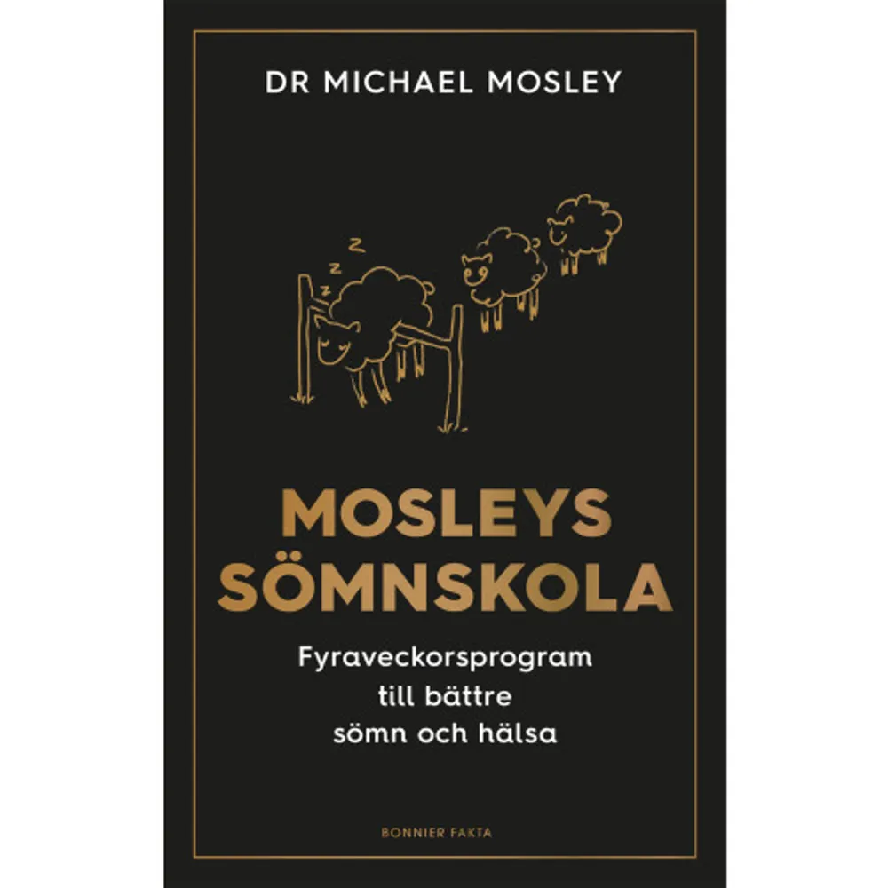 Svårt att sova? Du är inte ensam, och det finns hjälp att få. I den här boken delar Dr Michael Mosley med sig av forskning och egna erfarenheter samt en lång rad konkreta råd. Låt honom hjälpa dig reda ut vad som hindrar dig, men också hitta vad som får dig att sova gott. Lär dig vad sömnen betyder för din hälsa och vikt, men framför allt hur du – på bara fyra veckor – kan gå från sömnstörd till en god nattsömn genom att spela i samma lag som din kropps rytm, äta rätt mat, nyttja dagsljuset med mera. När du sover gott städas din hjärna, minnen sparas, känslor hanteras och du får hjälp att lösa problem. Dessutom håller du dig friskare i längden – och förstås, du mår bättre och är gladare på dagarna.    Format Inbunden   Omfång 306 sidor   Språk Svenska   Förlag Bonnier Fakta   Utgivningsdatum 2020-10-12   Medverkande Catharina Andersson   Medverkande Eva Lindeberg   ISBN 9789178871476  . Böcker.