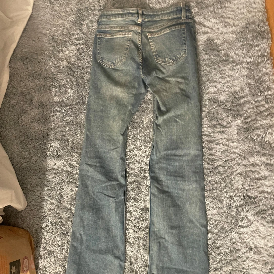 Blå bootcut jeans - 1