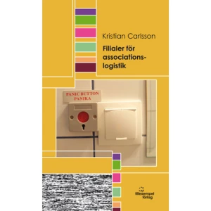 Filialer för associationslogistik (häftad) - Ett genreöverskridande verk med konceptuella utläggningar, där ”filmens värld” går som en röd tråd och manifesterar sig i en blandning av essäistik, nonsens, bildkonst, poesi och pjäser.  Boken är utgiven i stort format.   Ett par av de konceptuella verken har tidigare publicerats i tidskriften OEI.  Boken innehåller följande kapitel: över språket Alt - en poessä PLU30 (peace, love, understanding) Populärkutym ("Tinnitus", "Show off eller Kosmodromen i Bajkonur", "CUE") Sisyfos omvald ("Eurykleia, amman", "Actionkomedier", "Henset")    Format Häftad   Omfång 132 sidor   Språk Svenska   Förlag Tillexempel Förlag   Utgivningsdatum 2011-10-21   ISBN 9789197767354  