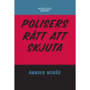 En översiktlig framställning av svenska polismäns rätt att skjuta. Boken innehåller flera belysande fall och utgör därför ett hjälpmedel för praktiskt verksamma poliser, blivande poliser, jurister och journalister. Författaren skisserar huvudragen i den rättsliga regleringen och beskriver hur den tillämpas i konkreta fall. En polis ska alltid försöka hitta andra utvägar än våld för att lösa en uppgift. Men ibland är våld oundvikligt och då kan sista möjligheten vara att använda tjänstevapnet. Författaren förklarar vilka problem rätten att skjuta ger upphov till och vilka lösningar som står till buds. Författaren klargör när en polis får skjuta mot en annan människa och kanske viktigare, när han inte får skjuta. Stor uppmärksamhet ägnas åt hur reglerna tillämpas i konkrtea fall. Författaren diskuterar också polisledningens ansvar för vapenanvändningen. Rgeleringen har många år på nacken och författaren ställer frågan om det inte är dags för en lagändring.    Format Häftad   Omfång 146 sidor   Språk Svenska   Förlag Norstedts Juridik   Utgivningsdatum 2004-04-27   ISBN 9789139107064  