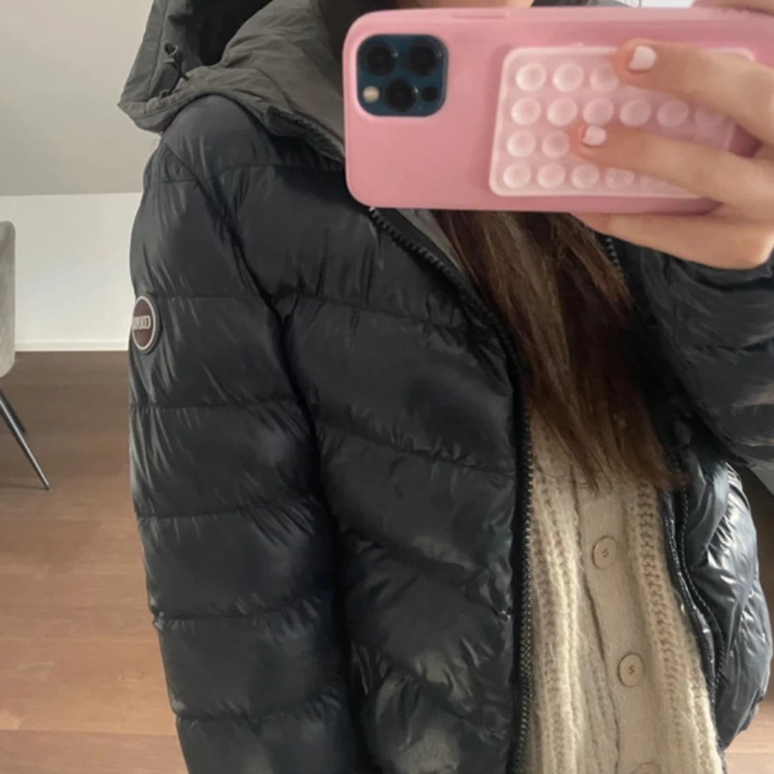 Svart pufferjacka från Colmar - 90