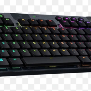 Logitech Svart TKL tangentbord med RGB-belysning - Säljer ett svart TKL tangentbord med häftig RGB-belysning. Perfekt för gaming eller kontorsarbete. Tangentbordet har en kompakt design utan numerisk del, vilket sparar plats på skrivbordet. RGB-belysningen kan anpassas för att matcha din setup. Köp det nu och uppgradera din datorupplevelse!